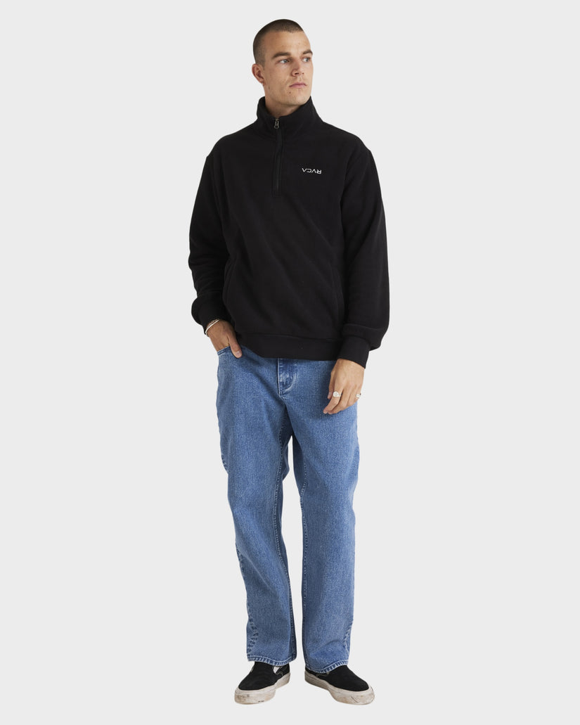 Mens Mini Flipped Polar Fleece Top