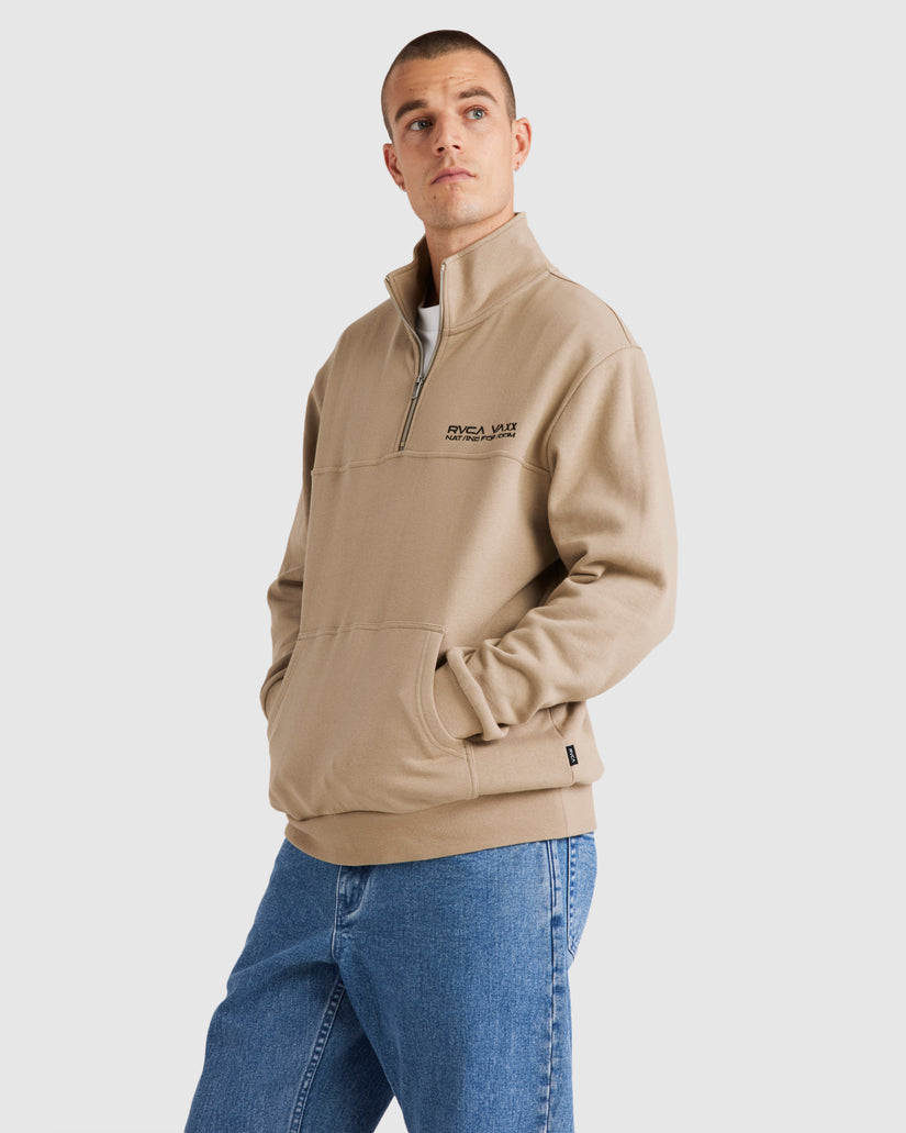 Mens United Half Zip Crew