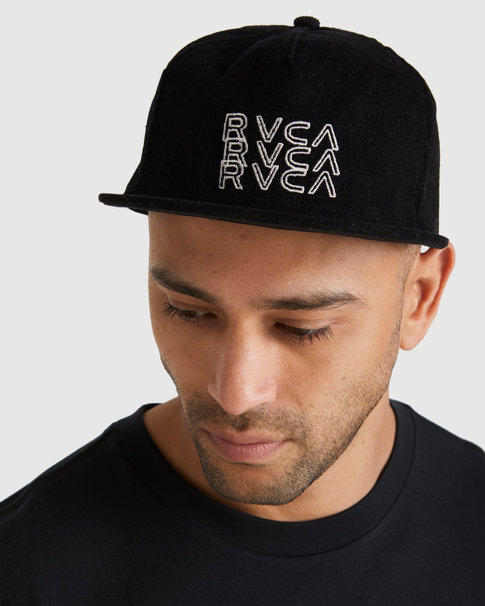 Mens Stacked Snapback Cap