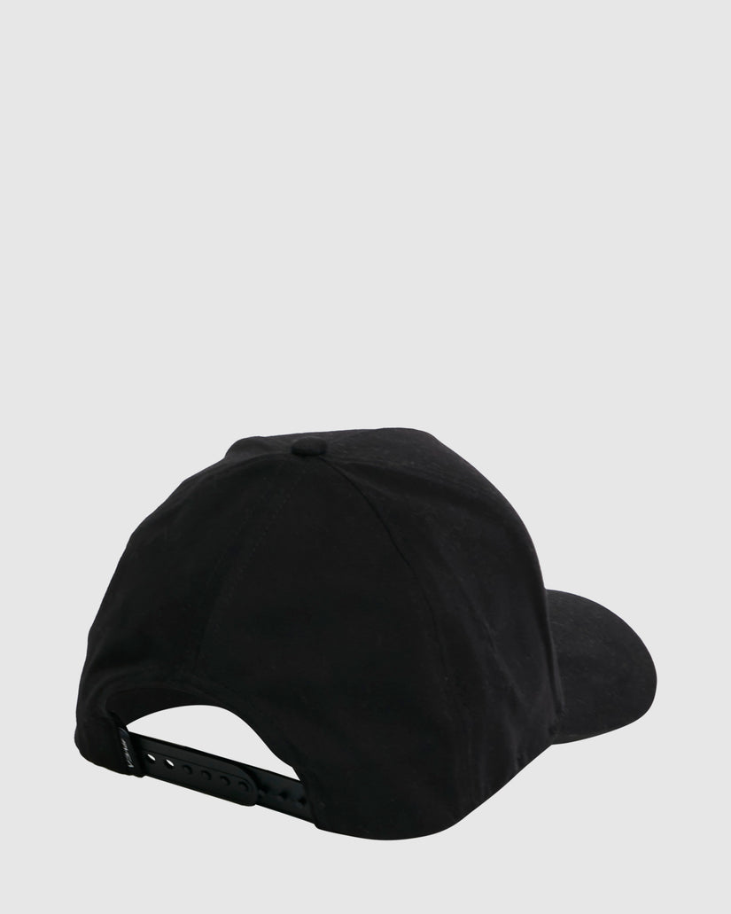 Mens RVCA Reverse Pinched Snapback Cap