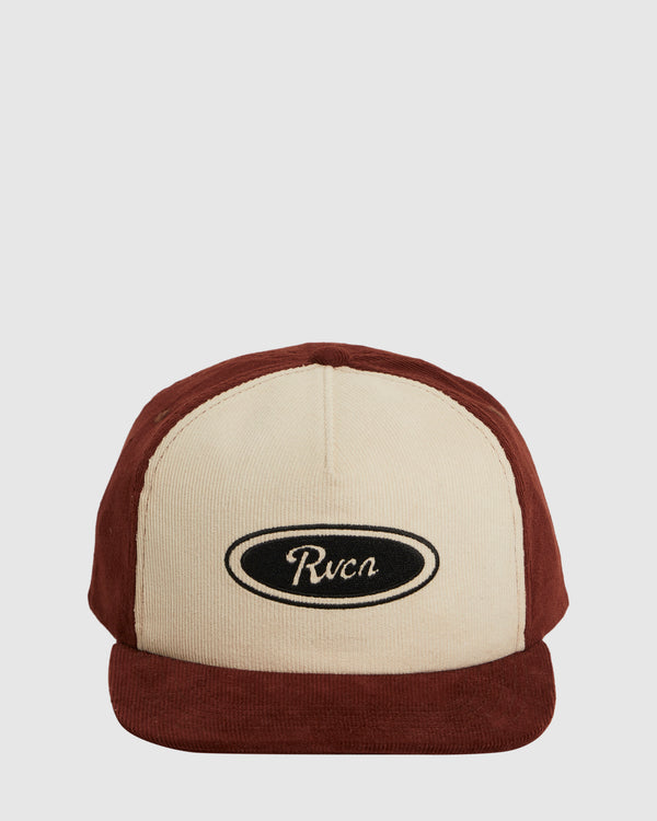 Mens RVCA Badge Snapback Cap