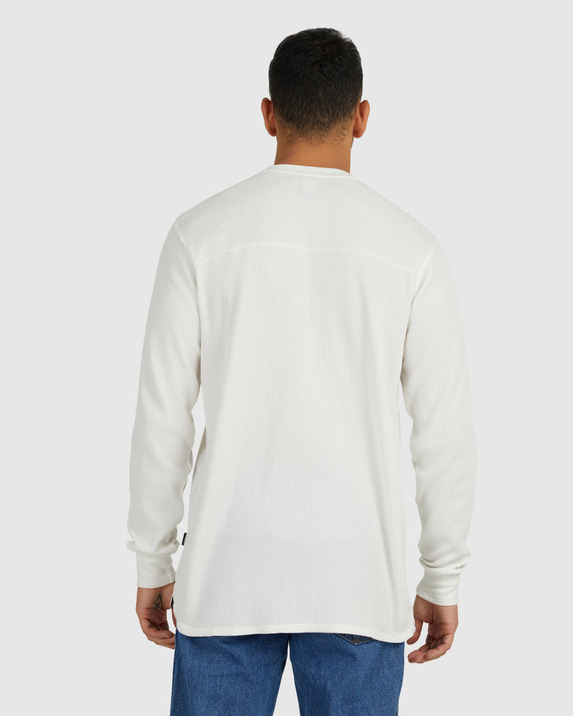 Muji Waffle Long Sleeve T-Shirt