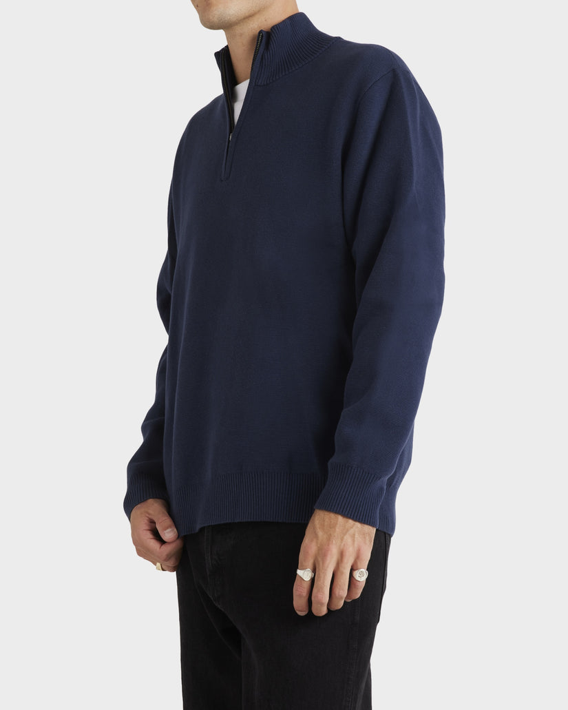 Mens Duke Quarter Zip Sweater