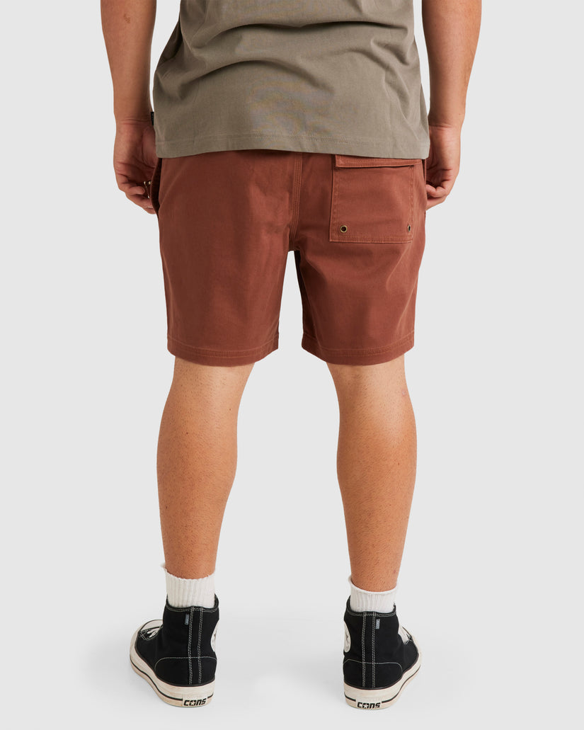 Mens Escape Elastic Exotica Walk Shorts