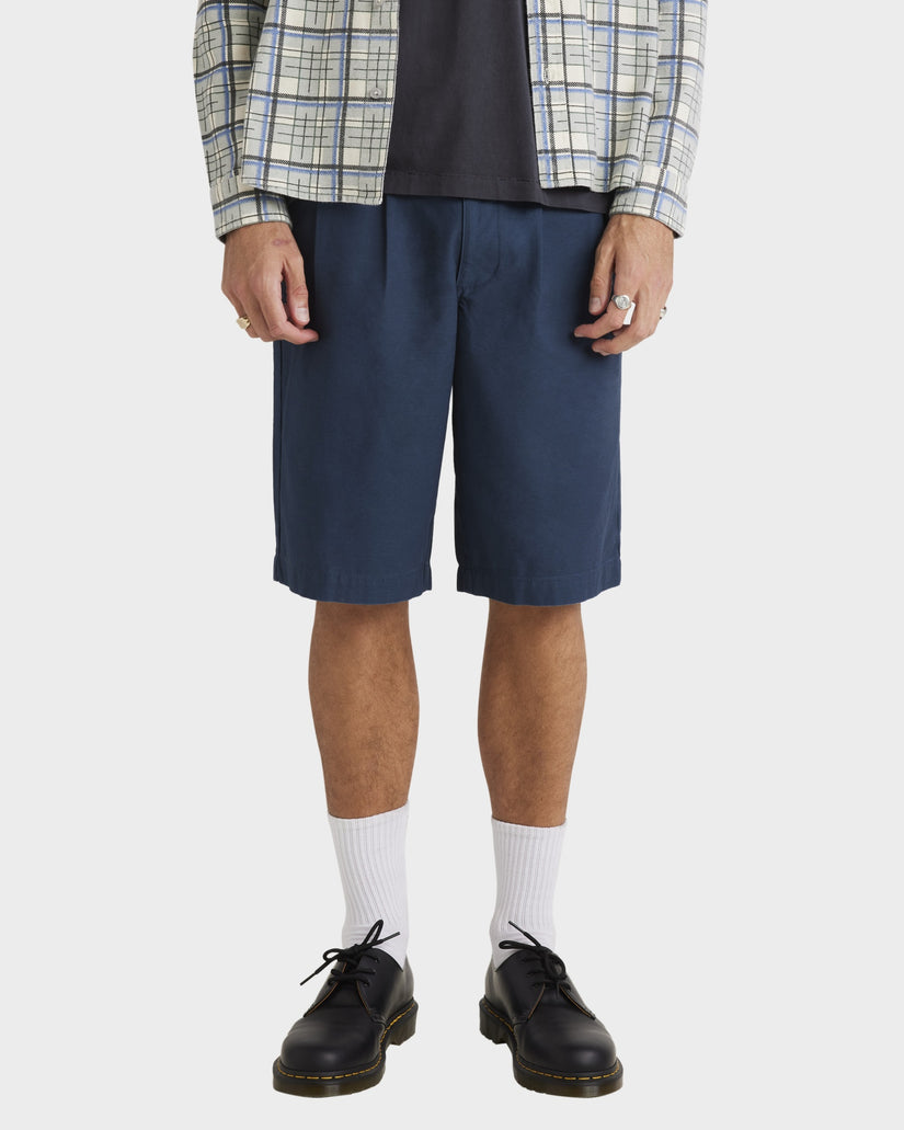 Mens Varsity Twill Walk Shorts