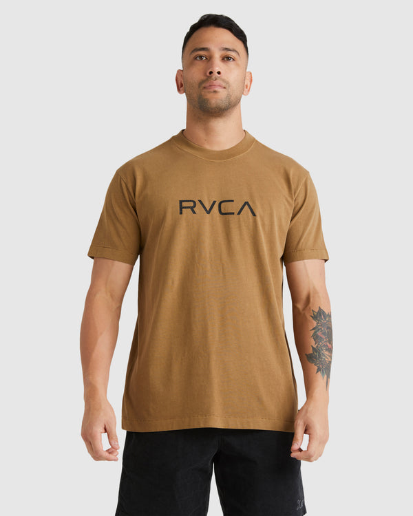 Mens Big RVCA Washed T-Shirt