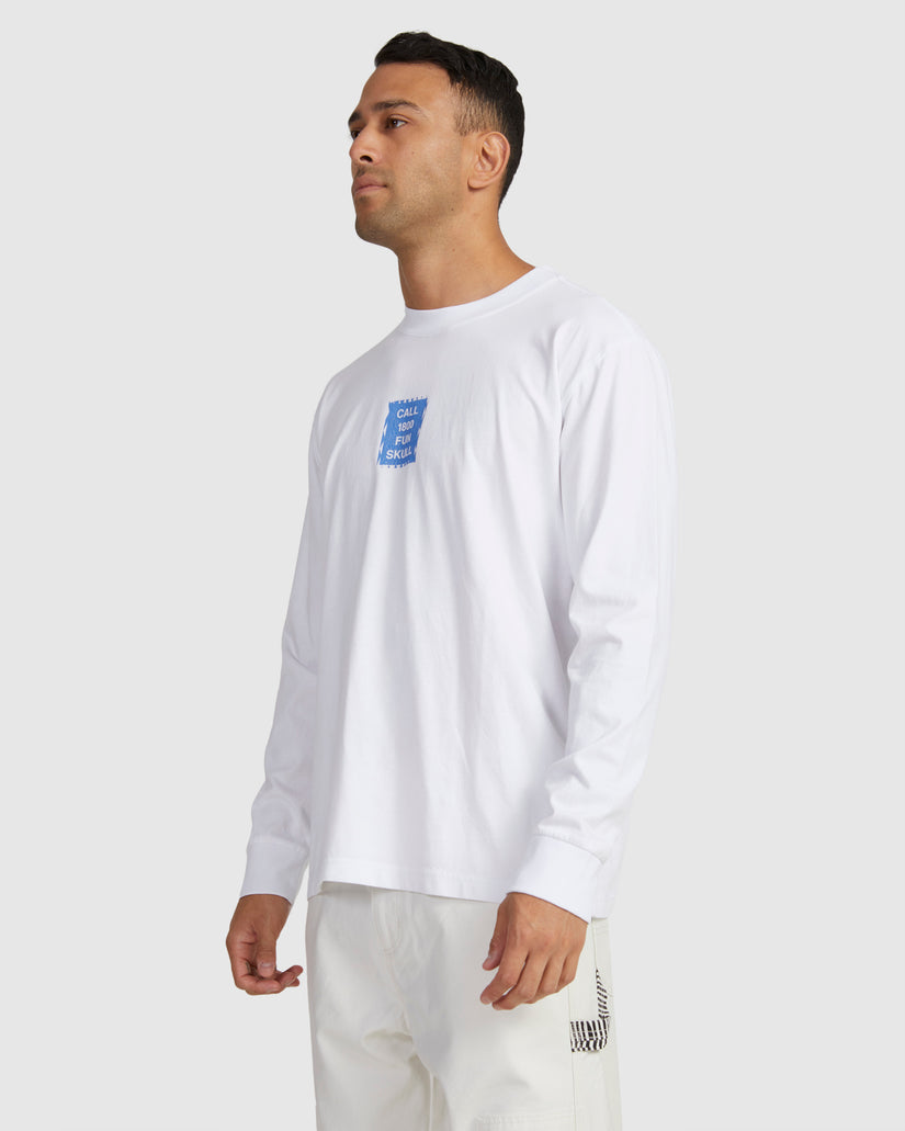 Mens Call RVCA Long Sleeve T-Shirt