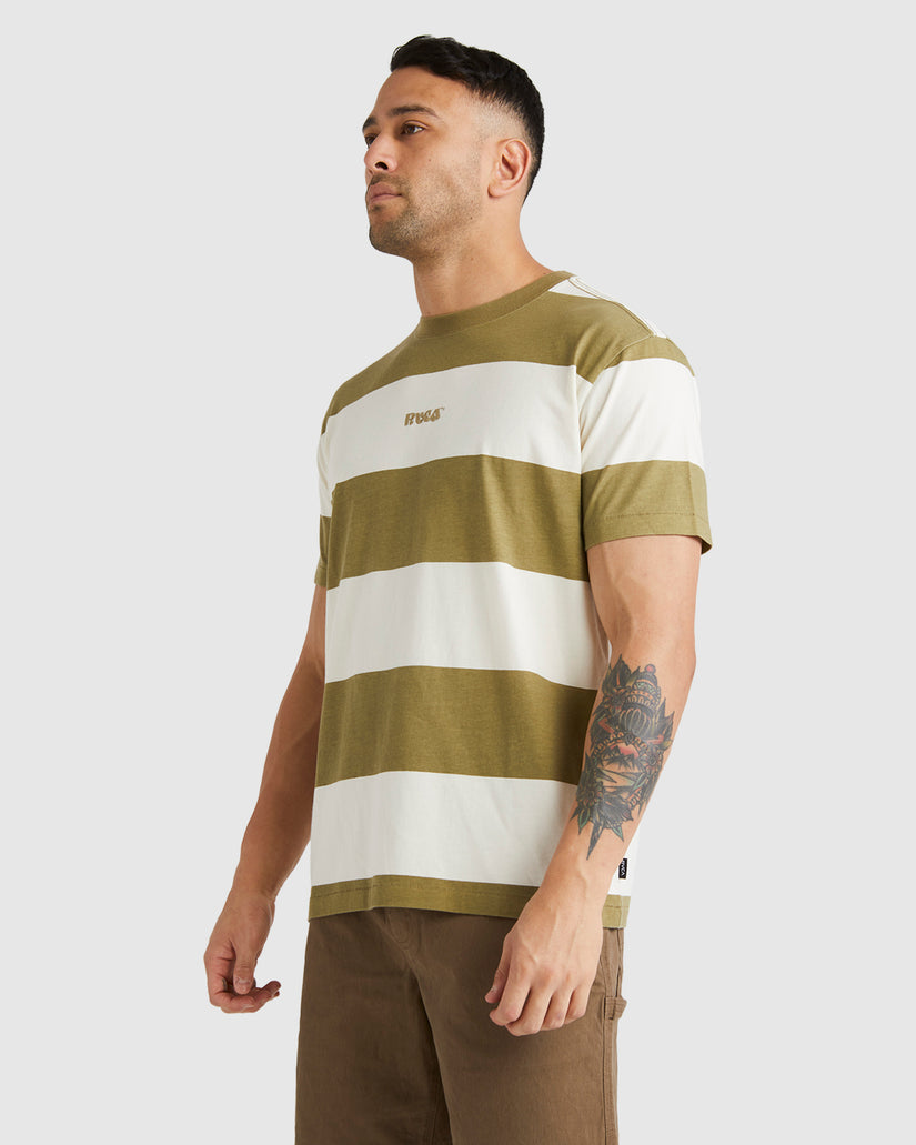 Mens Spring Hit Stripe T-Shirt