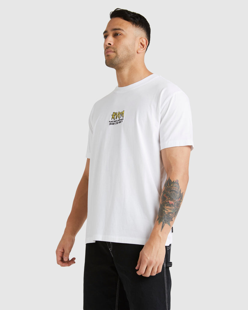 Mens RVCA Electrical T-Shirt