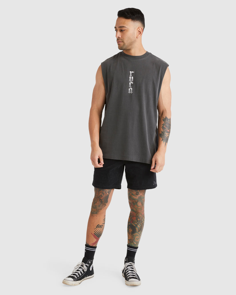 Mens Lynes RVCA Muscle Tank