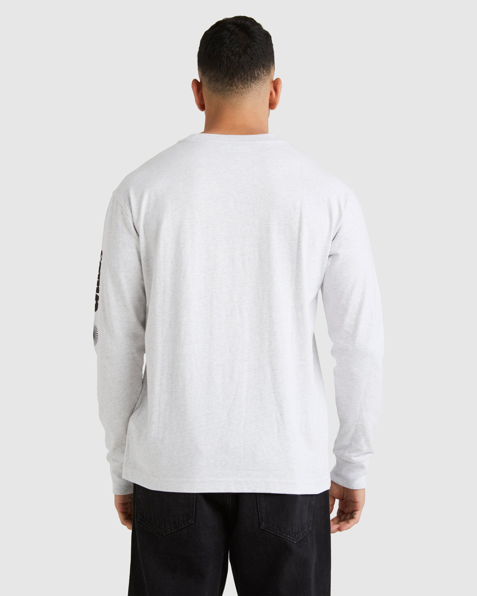 Mens Order And Chaos Long Sleeve T-Shirt - Light Marle | RVCA AU