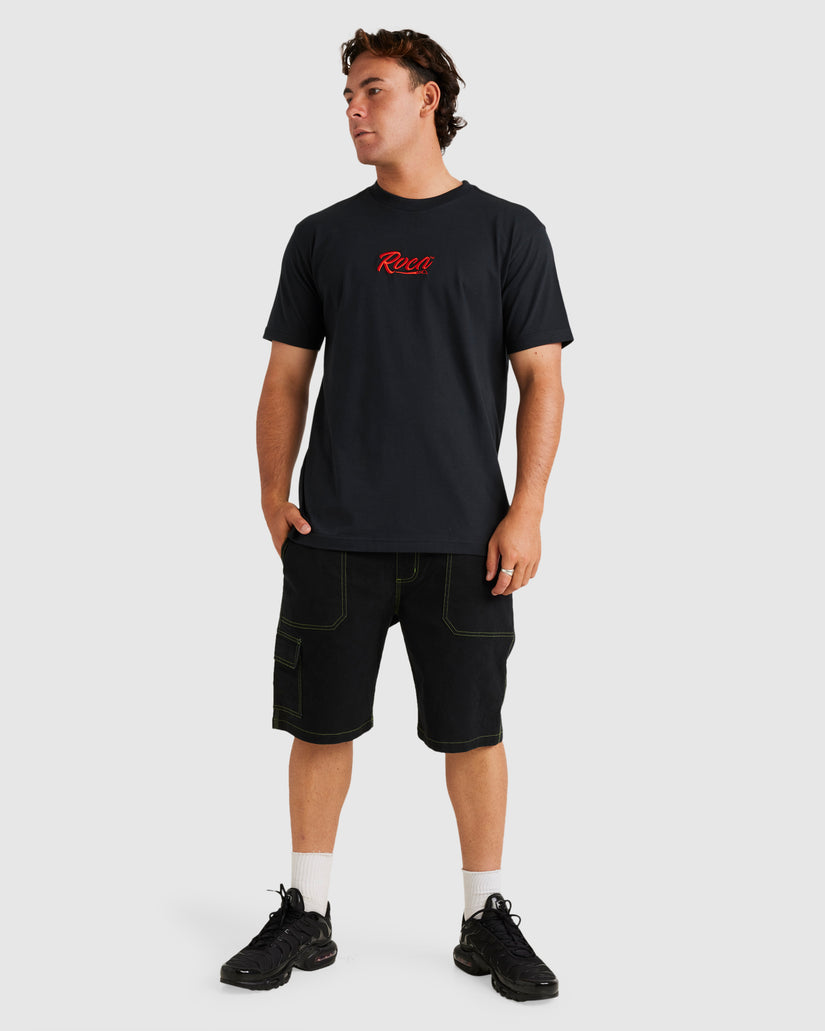 Mens RVCA Kanji T-Shirt