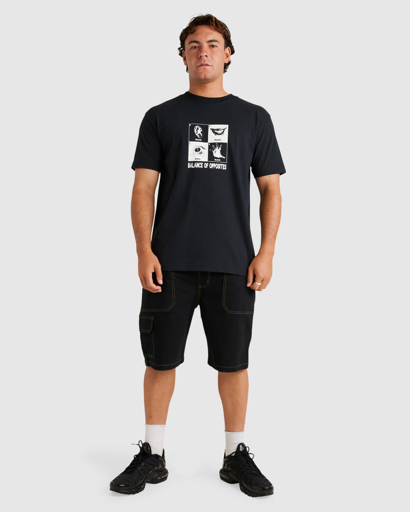 Mens RVCA No Evil T-Shirt