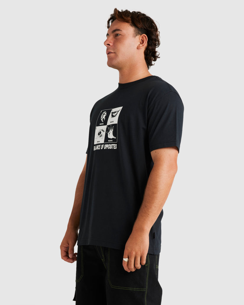 Mens RVCA No Evil T-Shirt