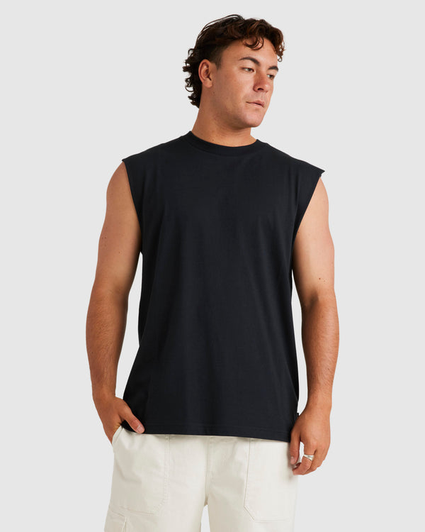 Mens RVCA Basic Muscle Tank