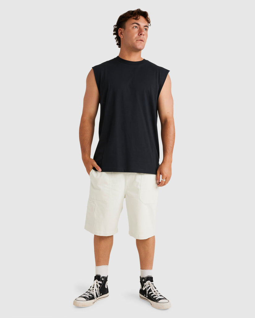 Mens RVCA Basic Muscle Tank