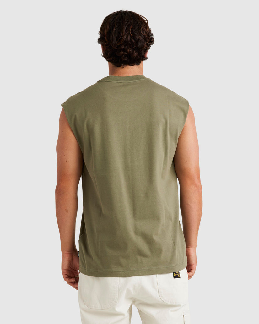 Mens RVCA Basic Muscle Tank