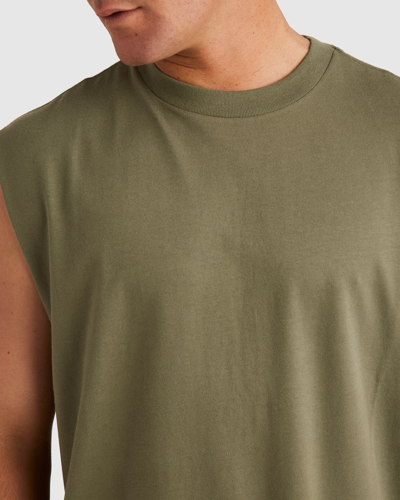 Mens RVCA Basic Muscle Tank