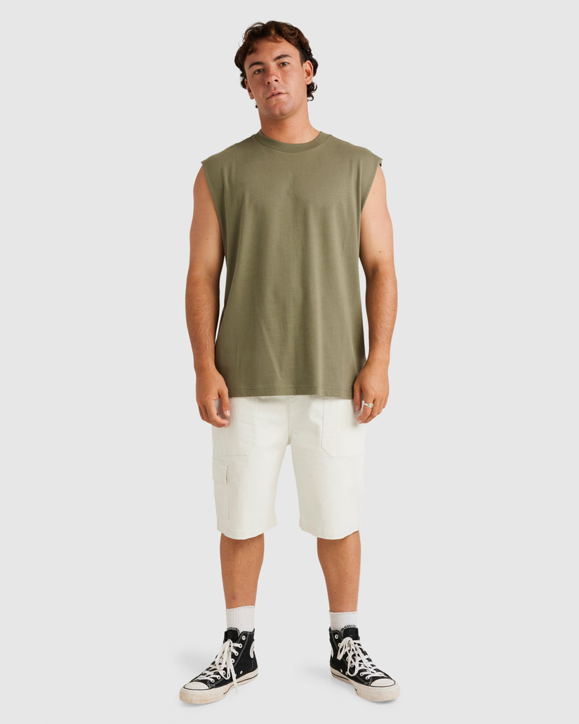 Mens RVCA Basic Muscle Tank