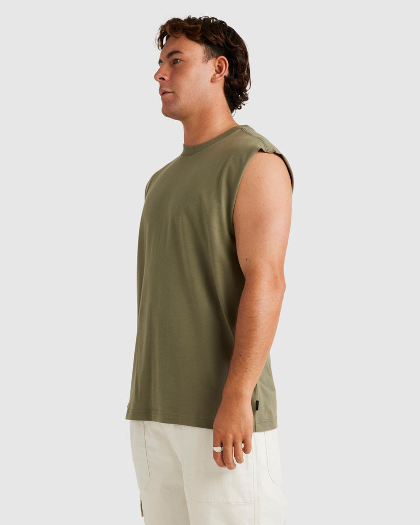 Mens RVCA Basic Muscle Tank