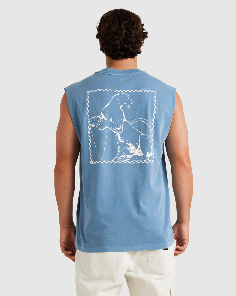 Mens Bad Cat Muscle Tank