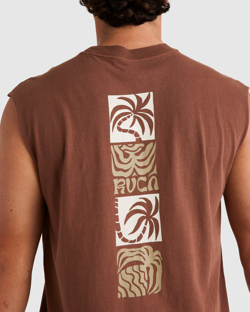 Mens Fronds Muscle Tank