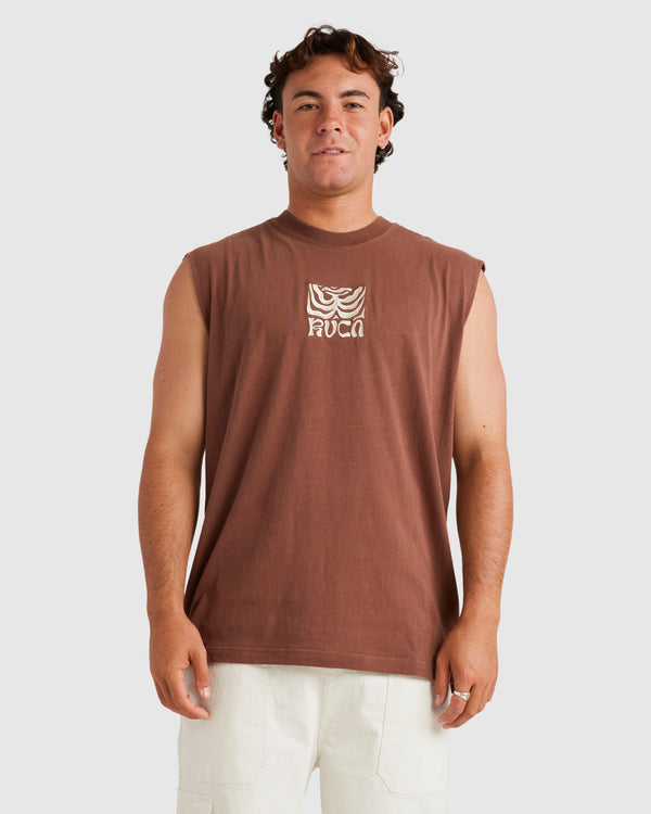 Mens Fronds Muscle Tank