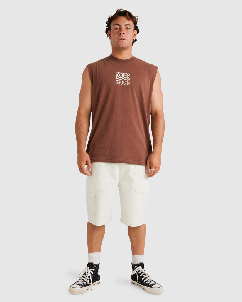 Mens Fronds Muscle Tank