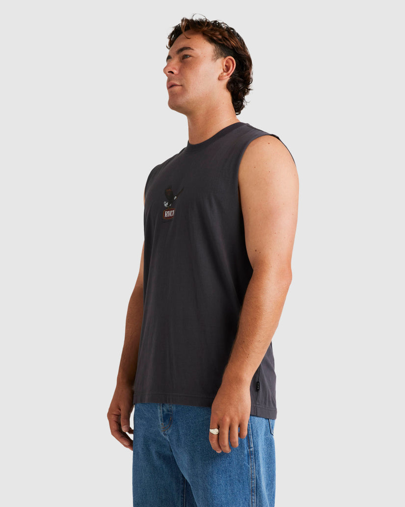 Mens Hawk Eye Muscle Tank