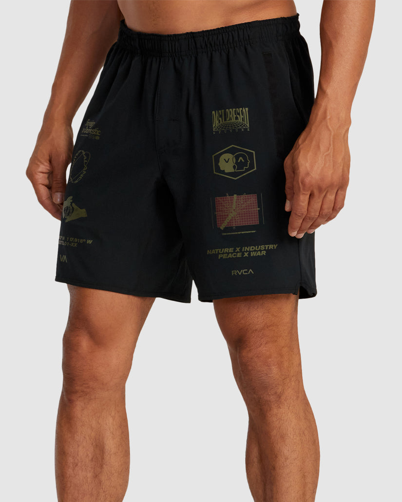 Mens Yogger Stretch 17" Walk Shorts